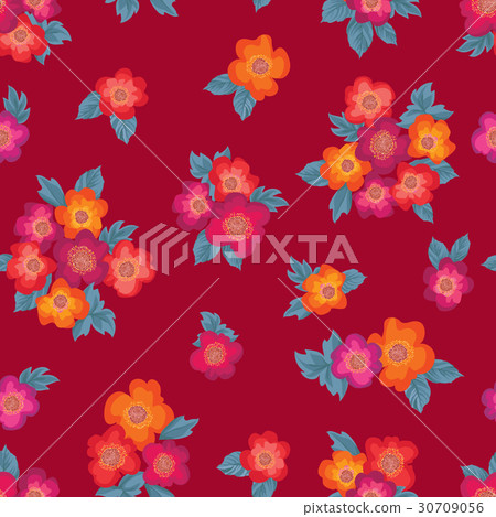 Floral pattern. Flower background. Garden ornament Floral pattern. Flower background. Garden ornament 30709056