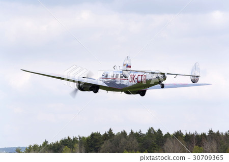 Lockheed Electra 10A vintage airplane flying  30709365