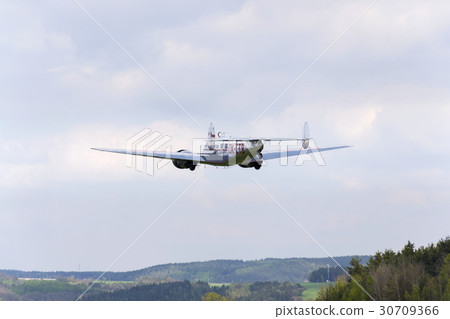 Lockheed Electra 10A vintage airplane flying Lockheed Electra 10A vintage airplane flying 30709366