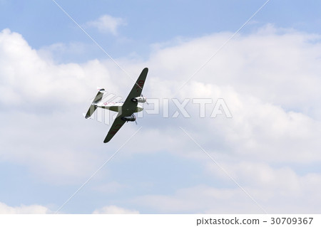 Lockheed Electra 10A vintage airplane flying Lockheed Electra 10A vintage airplane flying 30709367