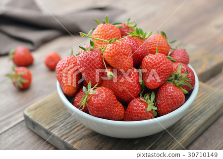 Fresh red strawberries Fresh red strawberries 30710149