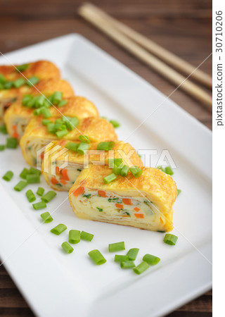 Japanese rolled omelette Japanese rolled omelette 30710206