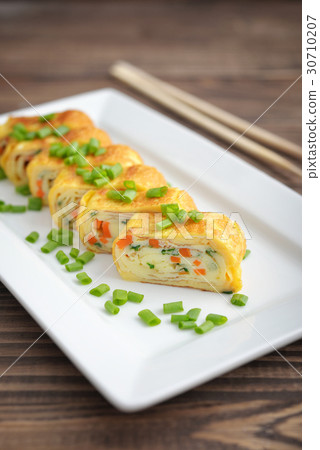 Japanese rolled omelette Japanese rolled omelette 30710207