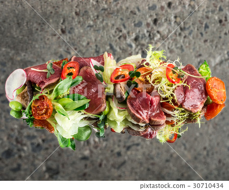 Beef tataki salad Beef tataki salad 30710434