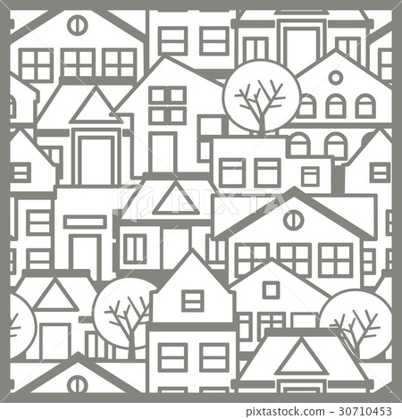 City pattern silhouette 30710453