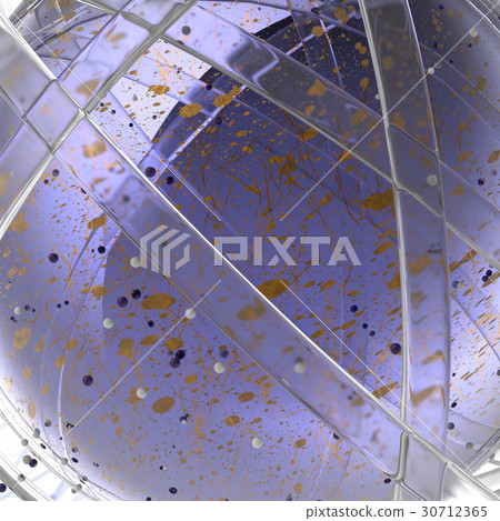 3d sphere of multicolored rings in cloud from 3d sphere of multicolored rings in cloud from 30712365