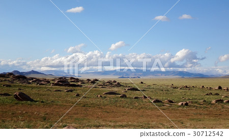 field with rocks 30712542