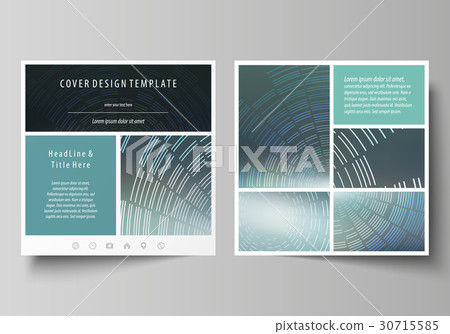 Business templates for square design brochure 30715585