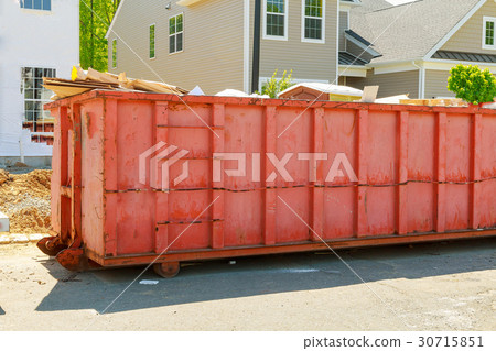 Dumpsters being full with garbage Dumpsters being full with garbage 30715851