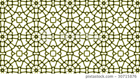 Abstract repeating ornate geometric luxury pattern Abstract repeating ornate geometric luxury pattern 30715876