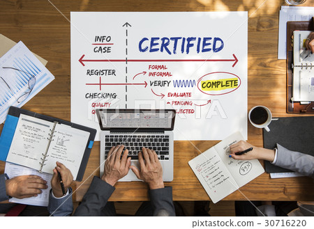 Affirmed Authorized Certified Guaranteed Concept Affirmed Authorized Certified Guaranteed Concept 30716220