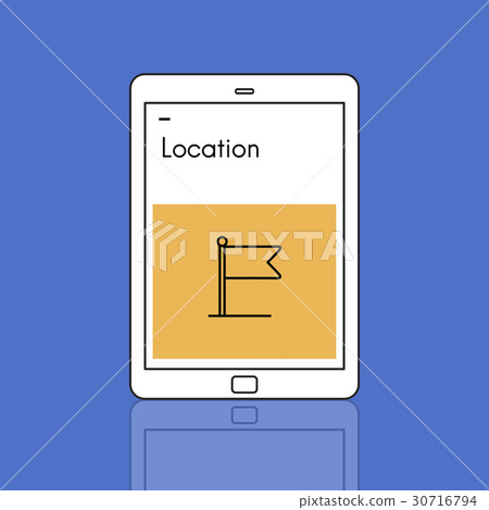 Destination Journey Location Map Route Sign Icon 30716794