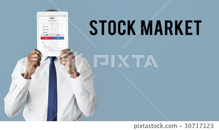 Financial forex business chart report 30717123