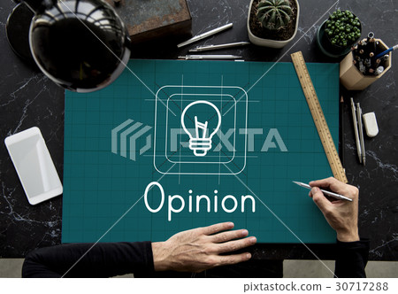 Bulb Ideas Creative Icon Sign Word 30717288