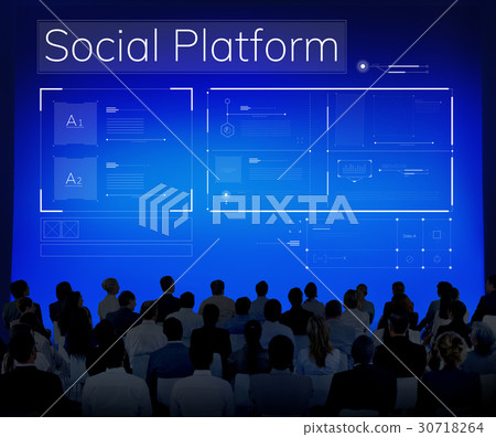 Social Platform Internet Content Graphic 30718264