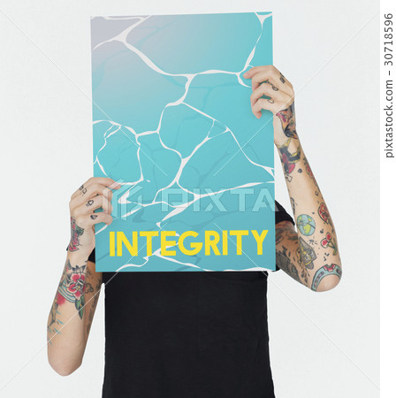 Morality Principle Virtuous Water Graphic Word 30718596