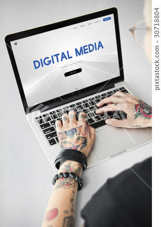 Digital Media Connection Information Technology 30718804
