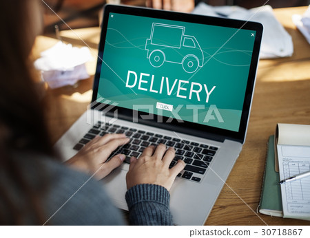 Delivery Truck Good Distribution Services 30718867