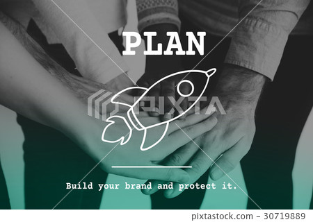 Start Up Business Rocket Icon 30719889