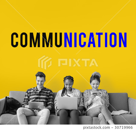 Communication Connection Get In Touch Icon Communication Connection Get In Touch Icon 30719966