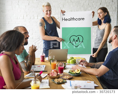 Heart Healthy Life Wellness Icon 30720173