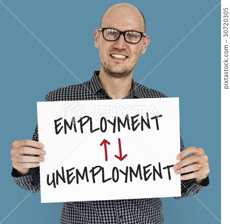 Antonyms Employment Unemployment Arrow Graphics 30720305