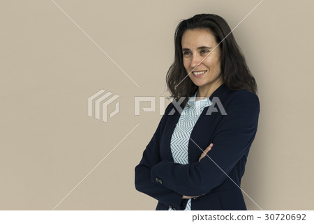 Businesswoman Smiling Happiness Portrait 30720692