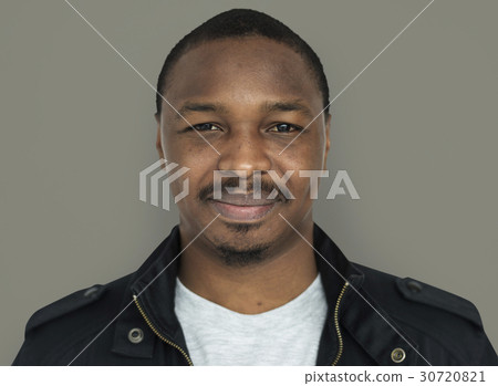 African Man Smiling Happiness Studio Portrait African Man Smiling Happiness Studio Portrait 30720821