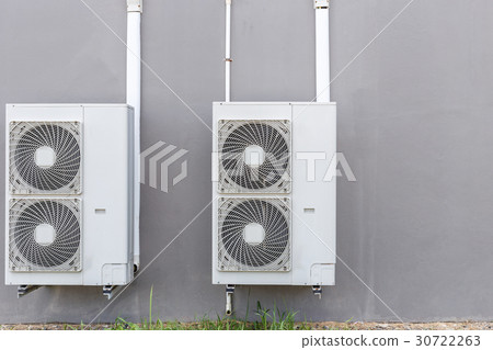 Air conditioning compressor installed the wall 30722263