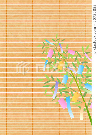 Tanabata bamboo summer background 30723882