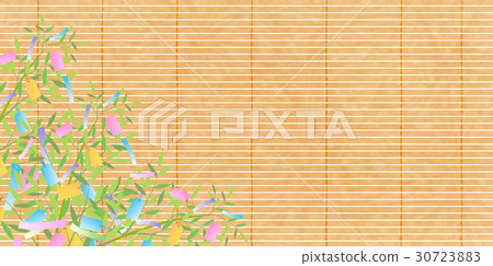 Tanabata bamboo summer background 30723883