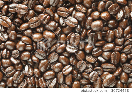 many coffee beans background texture 30724458