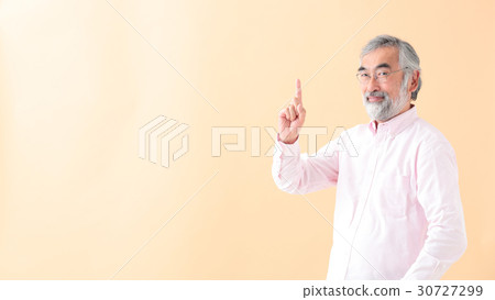 Senior man portrait 30727299