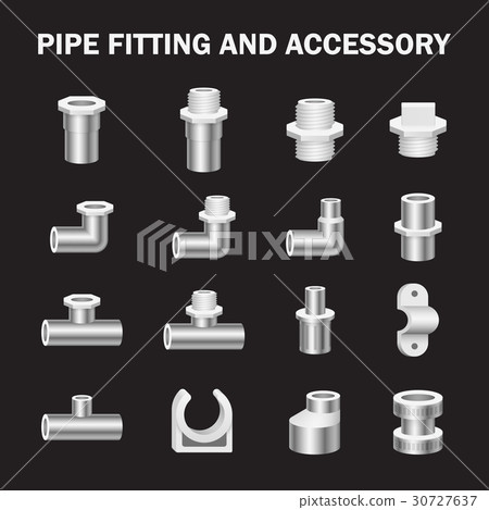 Pipe fitting vector 30727637