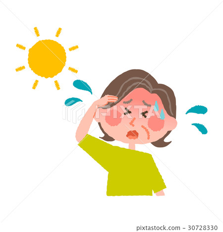 Elder women with heat stroke 30728330