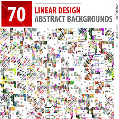 Mega collection of linear design backgrounds 30730402