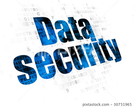 Security concept: Data Security on Digital Security concept: Data Security on Digital 30731965