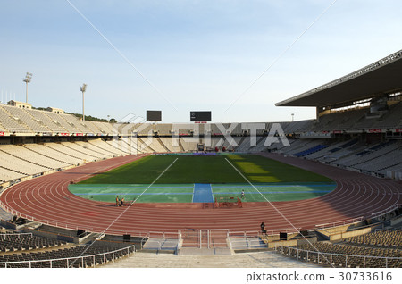 Montjuic Olympic Stadium, Montjuic, Barcelona, Catalonia, Spain Montjuic Olympic Stadium, Montjuic, Barcelona, Catalonia, Spain 30733616