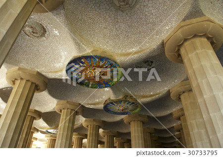 Guell Park, Barcelona, Catalonia, Spain 30733795