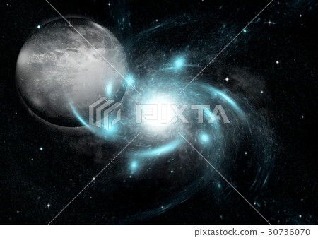 galaxy in a free space 30736070