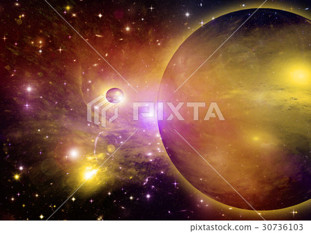 galaxy in a free space 30736103