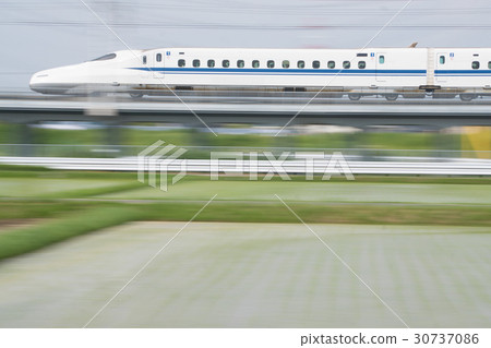 Tokaido Shinkansen N 700 series follow-through 30737086