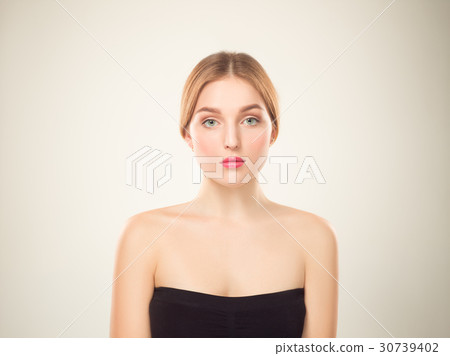 Beautiful Girl face. Perfect skin 30739402