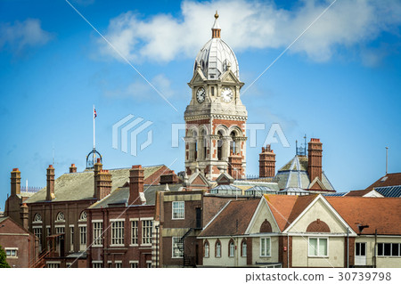 Victorian town hall building at Eastbourne in Suss Victorian town hall building at Eastbourne in Suss 30739798