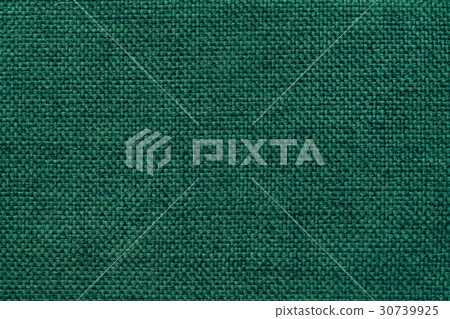 green background of dense woven bagging fabric 30739925