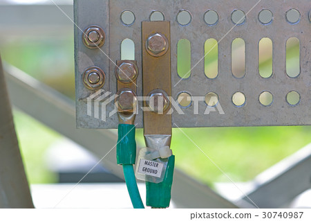 Electrical ground wires neatly Electrical ground wires neatly 30740987