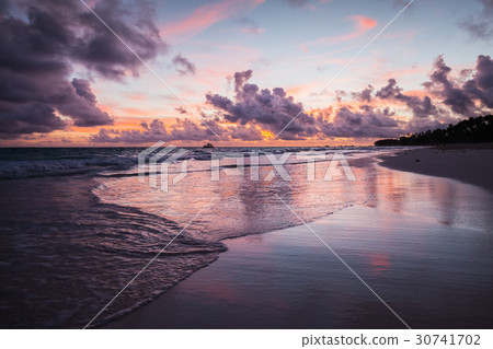 Colorful coastal landscape, Bavaro 30741702