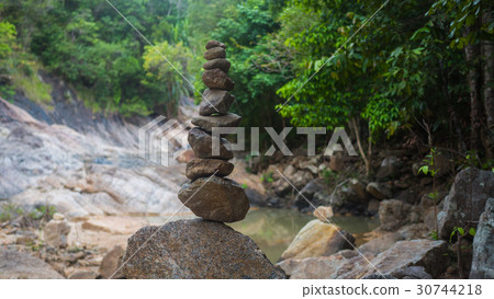 rock balance. sports outdoors. Mountain landscape rock balance. sports outdoors. Mountain landscape 30744218