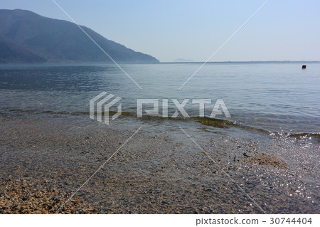 Landscape in the northern part of Lake Biwa 30744404