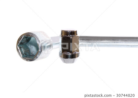 spanner and screwdriver on white background spanner and screwdriver on white background 30744820